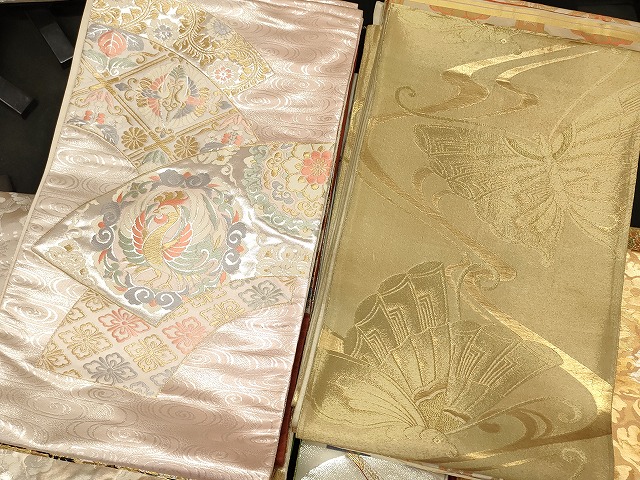 平和屋本店□袋帯 西陣 まとめて100点 鳳凰 鶴 孔雀 蝶 更紗 花