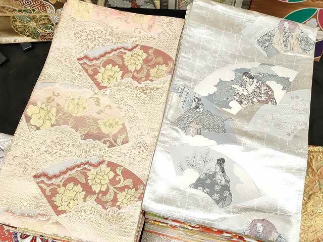 平和屋着物□袋帯 西陣 まとめて100点 鳳凰 向かい鶴 人物 能 向かい