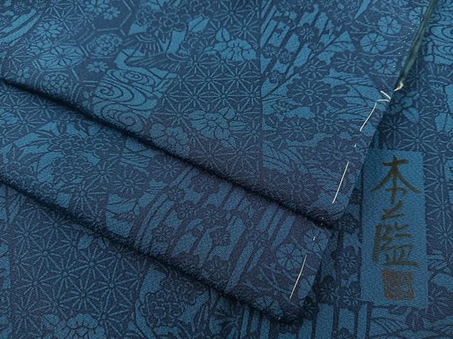 専用ページ　　未使用　小花が乙女な 作家もの 型染め小紋　正絹 作家もの 小紋 型染め 小花 未使用 小花が乙女な 作家もの 型染め