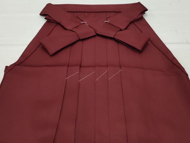 平和屋着物○女性 行灯袴 総刺繍 花唐草文 桑の実色