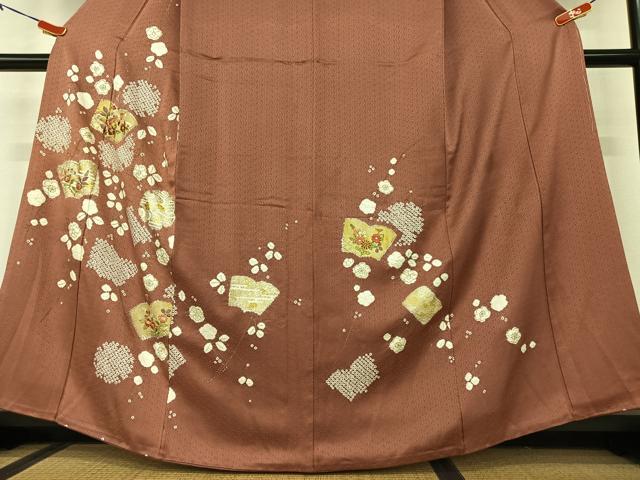 平和屋着物○訪問着 駒刺繍 立波文 金彩 正絹 逸品 CAAZ8190vf 平和屋