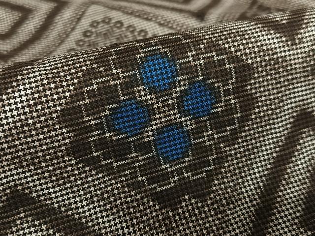 平和屋着物○本場大島紬 龍郷絣 正絹 逸品 AAAX0721zg