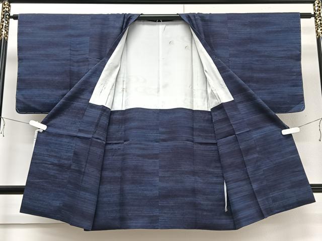 平和屋着物○道行コート 暈し染め ロング丈 正絹 逸品 AAAU0224np 平和屋