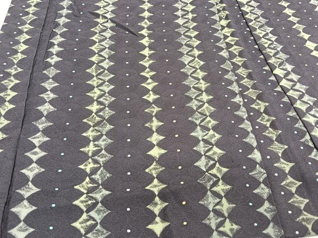 平和屋着物▽羽織 単衣 七宝文 正絹 逸品 CAAV5645id