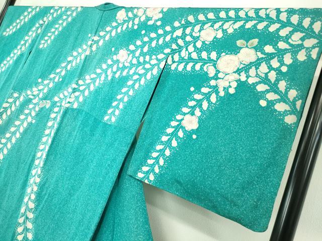 平和屋着物▽訪問着　単衣　作家物　辻が花　暈し染め　正絹　逸品　DAAT9881az_2