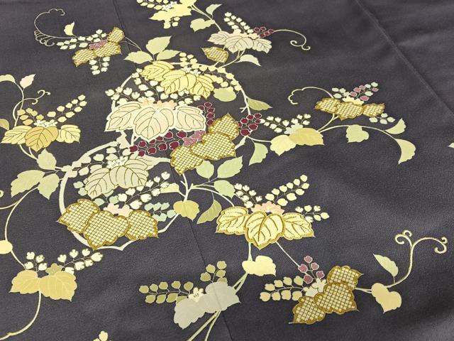 平和屋着物○創業460年・千總 訪問着 駒刺繍 絞り 地紙