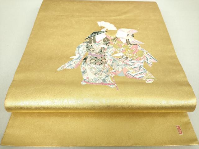 平和屋着物○加賀友禅の巨匠 初代 由水十久 西陣 長嶋成