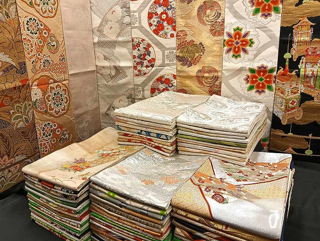 平和屋着物■袋帯 西陣 まとめて100点 鳳凰 鶴 孔雀 向かい尾長鳥 鴛鴦 更紗 松竹梅 正倉院 宝相華 佐賀錦 未使用品あり 全て正絹 mmm921