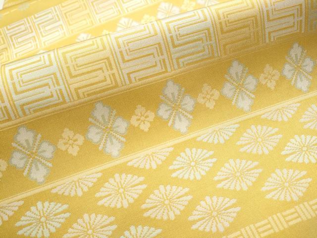 平和屋着物○全通柄袋帯 横段吉祥文 やまと誂製 正絹