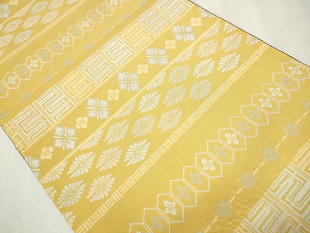 平和屋着物●全通柄袋帯　横段吉祥文　やまと誂製　正絹　逸品　CAAV7119hy 平和屋着物○全通柄袋帯 横段吉祥文 やまと誂製 正絹