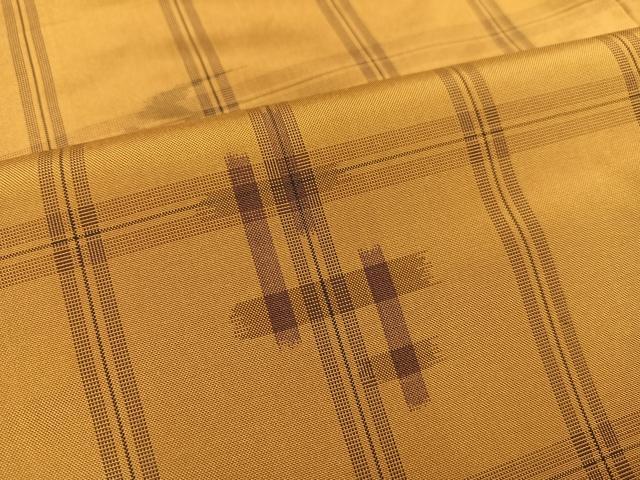 平和屋着物○本場琉球絣 飛鳥文 正絹 逸品 AAAZ0541ph