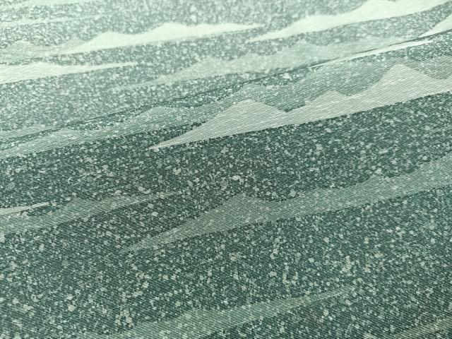 平和屋着物○ろう彩工芸 奥村一心 訪問着 霞文 暈し染め