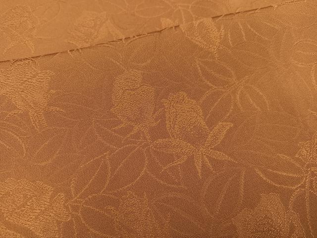 平和屋着物○無地絵羽訪問着 草花文 丁子染色 正絹 逸品 AAAZ1773ph