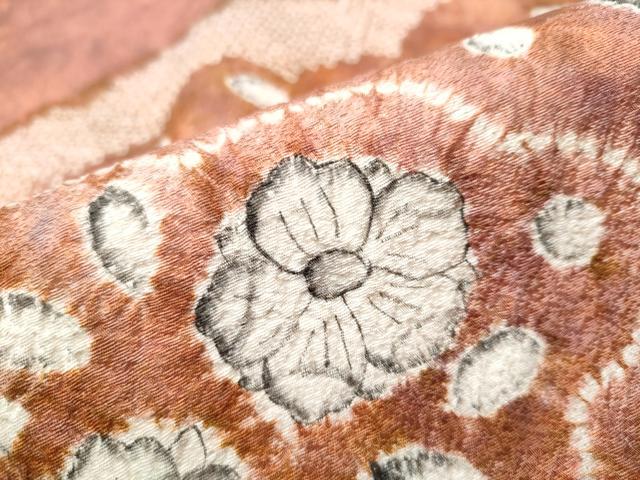 平和屋着物○九寸名古屋帯 辻が花 絞り 正絹 逸品 CAAW4579hy