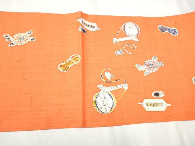 平和屋着物○本加賀友禅作家 東藤岳 塩瀬 九寸開き名古屋帯