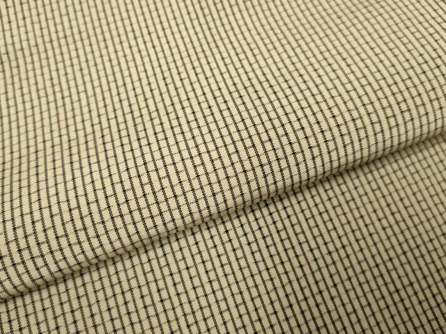 平和屋着物○本場縞大島紬 格子 正絹 逸品 DAAV3209du
