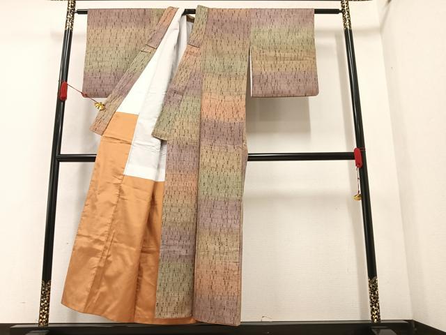 平和屋着物●上質な紬　絞り　正絹　逸品　AAAZ5068ph 平和屋着物○上質な紬 絞り 正絹 逸品 AAAZ5068ph