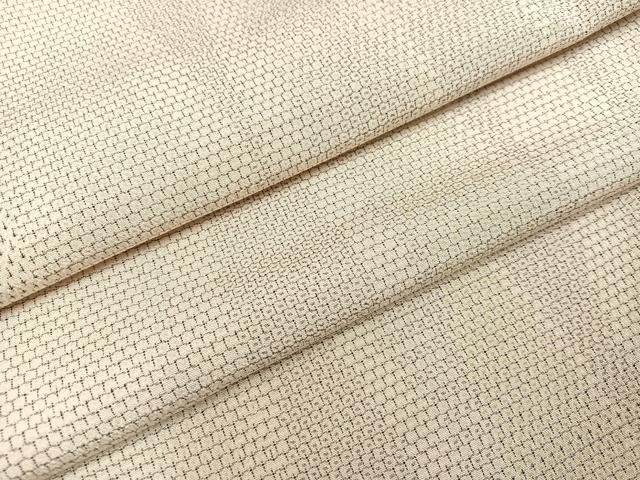 平和屋着物●本塩沢　110亀甲　変わり立涌　正絹　逸品　AAAZ6848ph