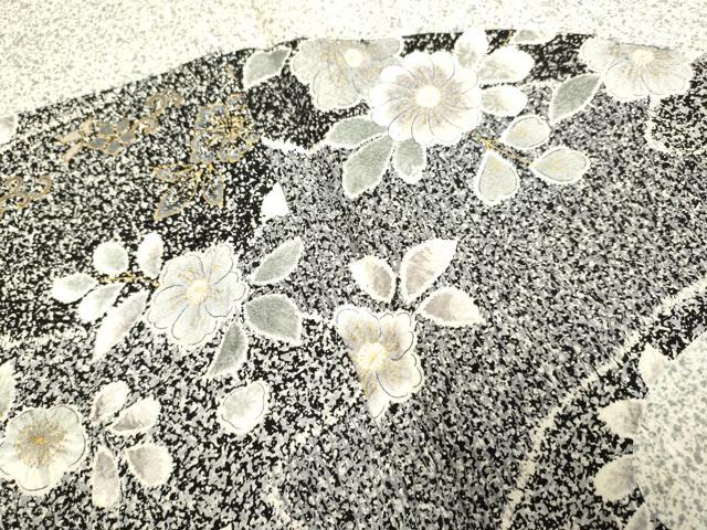 平和屋着物○訪問着 たたき染め 辻が花 金彩 正絹 逸品 DAAV3224du