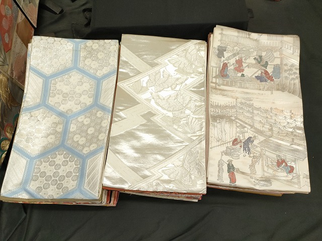 平和屋本店□袋帯 西陣 まとめて100点 鳳凰 鶴 人物 蝶 風景 花柄 宝相