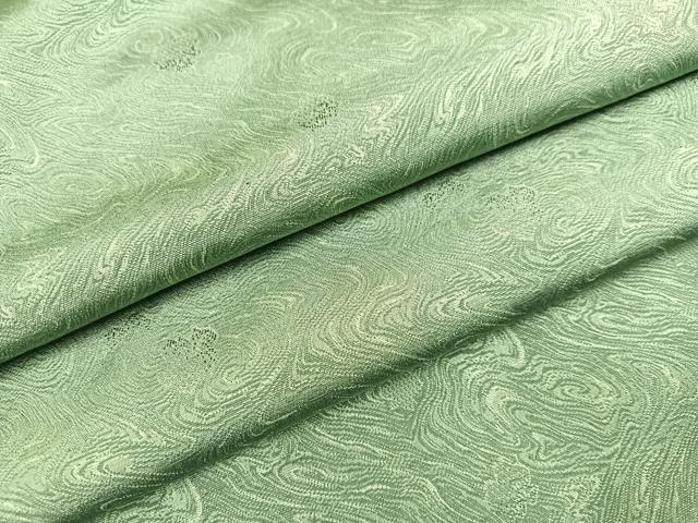 平和屋着物●お召　墨流し文　正絹　逸品　AABA1266ph