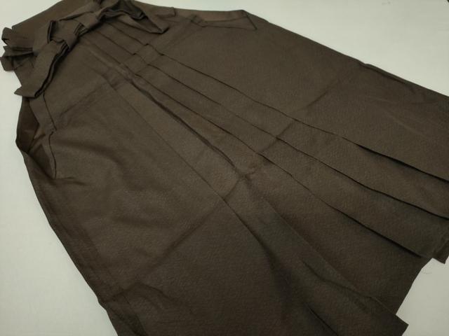 平和屋着物●男性　馬乗袴　霞文　正絹　逸品　DAAV6540ps