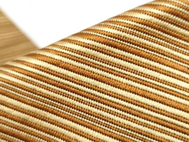 平和屋着物●男性　本場筑前博多織　角帯　斜線文　正絹　逸品　CAAX1545hy 平和屋着物○男性 本場筑前博多織 角帯 斜線文 正絹 逸品 CAAX1545hyの