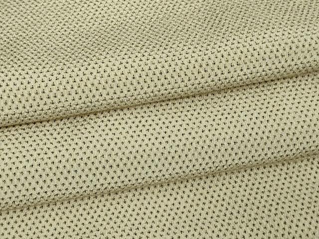 平和屋着物▽本塩沢　単衣　加絣　正絹　逸品　DAAV9993sf