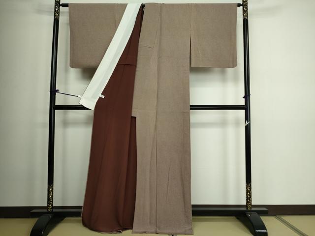 平和屋着物▽江戸小紋　単衣　角通し　正絹　逸品　DAAV9992sf 平和屋着物▽江戸小紋 単衣 角通し 正絹 逸品 DAAV9992sf