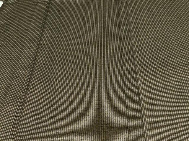 平和屋着物▽上質な紬 単衣 片身替わり 間道 正絹 逸品