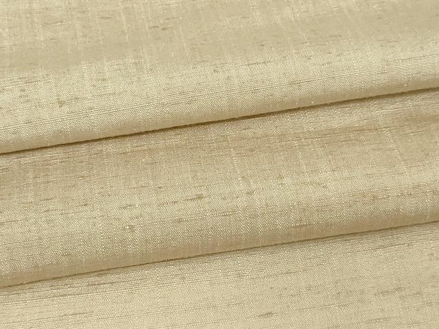 平和屋着物▽上質な紬　単衣　霞文　正絹　逸品　DAAV9999sf