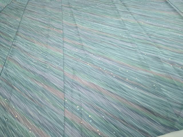 平和屋着物▽小紋　単衣　斜縞　洗える着物　DAAW9175sf 平和屋着物▽小紋 単衣 斜縞 洗える着物 DAAW9175sf