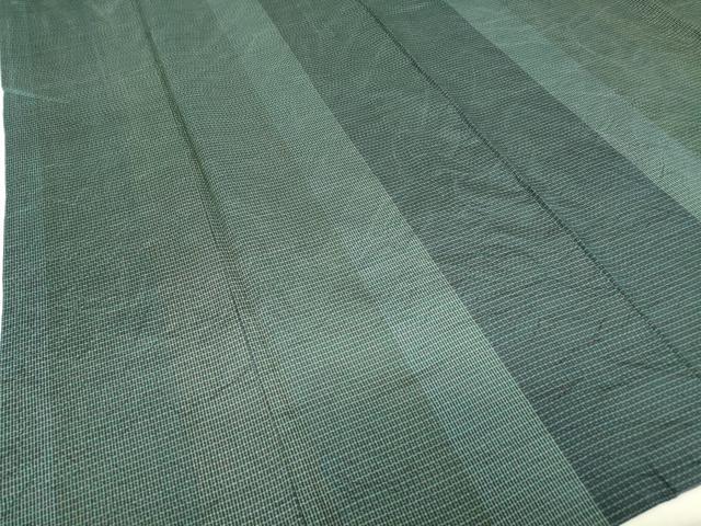 平和屋着物▽男性　本場縞大島紬　単衣　間道　100亀甲　キングサイズ　井田織物謹製　証紙付き　正絹　逸品　DAAV5788az 平和屋着物▽男性 本場縞大島紬 単衣 間道 100亀甲 キングサイズ