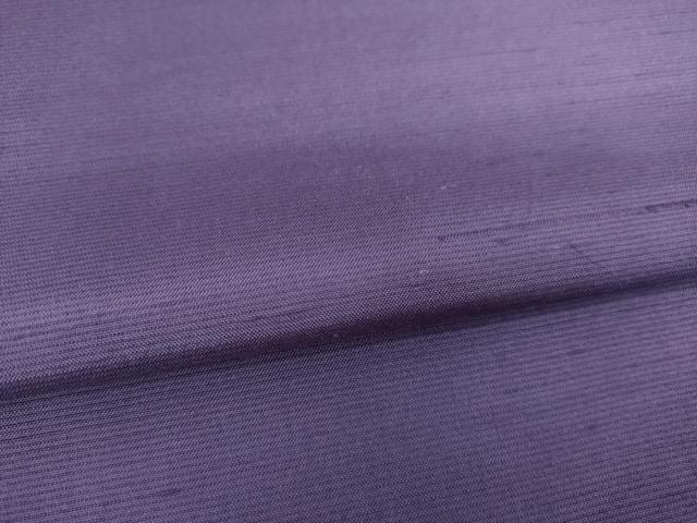 平和屋着物○上質な紬 色無地 深紫色 正絹 逸品 AABA4654ck 紬