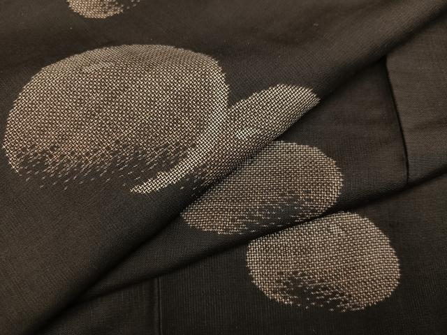 平和屋着物●本場大島紬　カタス9マルキ　地空き　光琳菊　正絹　逸品　AABA4338ph