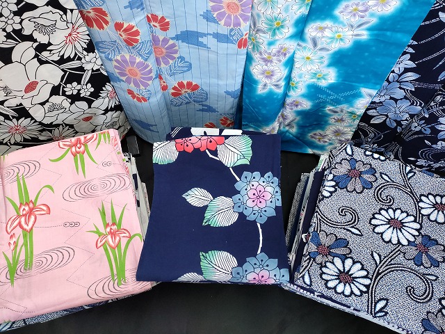 ❤kansai 寛斎　浴衣✭黒地に花火 　✭花柄　✭キラキララメ 身丈160 山本寛斎 Kansai 浴衣 花火大会に ❤kansai 寛斎 浴衣✭黒地に花火 ✭