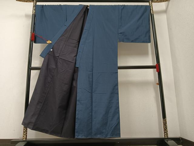 平和屋着物○男性 本場大島紬 キングサイズ 正絹 逸品 AABA5242ph