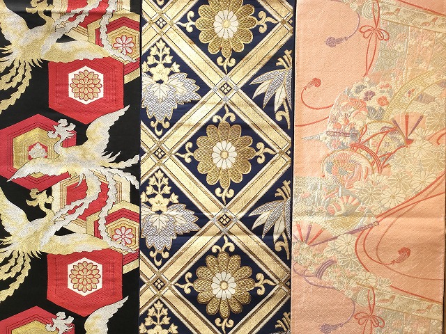 平和屋本店□袋帯 西陣 まとめて100点 鳳凰 孔雀 蝶 風景 更紗 花