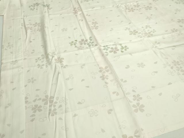 平和屋着物■上質な長襦袢　無双仕立て　夢もよう　地紋起こし　舞桜　鈴乃屋扱い　逸品　DZAA9782kh5 平和屋着物□上質な長襦袢 無双仕立て 夢もよう 地紋起こし 舞桜