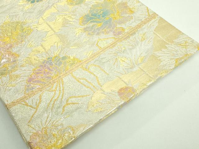 平和屋本店■極上　龍村美術織物　たつむら　六通柄袋帯　山楽貴客文　金銀糸　逸品　DZAB0094kh5 平和屋本店□極上 龍村美術織物 たつむら 六通柄袋帯 山楽貴客