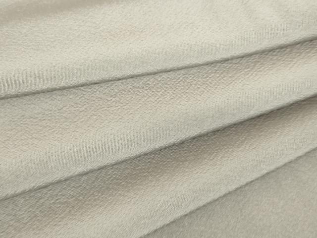 平和屋着物▽上質な色無地　単衣　源氏鼠色　正絹　逸品　未使用　DAAX3046az