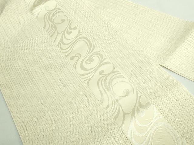平和屋着物□極上 夏物 本場筑前博多織 八寸名古屋帯 紗献上 流水