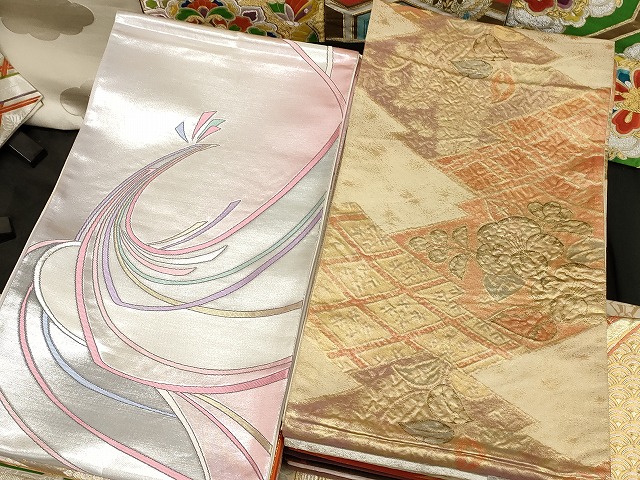 平和屋本店□袋帯 西陣 まとめて100点 鳳凰 向かい鶴 孔雀 蝶 辻が花