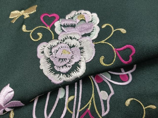 平和屋着物●女性　行灯袴　刺繍　矢羽根花文　暈し染め　金糸　洗える着物　AABG7111ph 平和屋着物○女性 行灯袴 刺繍 矢羽根花文 暈し染め 金糸 洗える着物