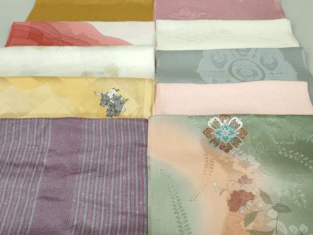 平和屋着物★和装小物　帯揚げ10枚　正絹　逸品　DAAV8177by