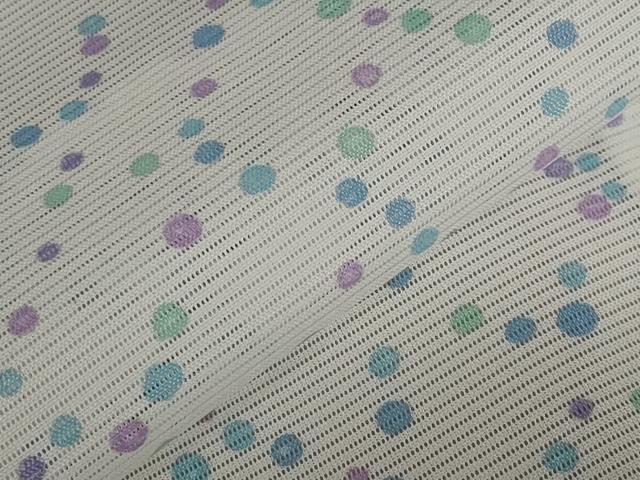 平和屋着物＊夏物　小紋　絽　霰文様　洗える着物　AABB0602st_4