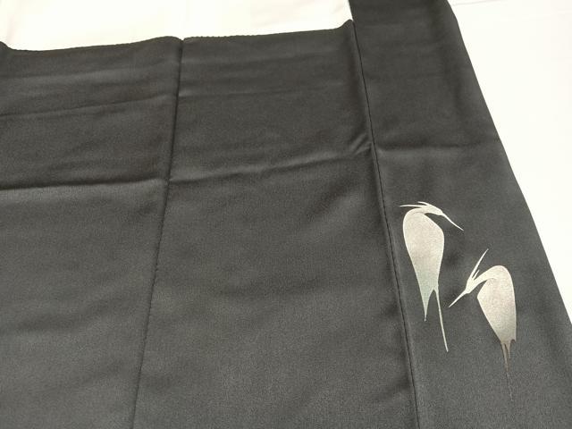 平和屋着物○色留訪問着 鷺 暈し染め 金銀彩 さが美扱い