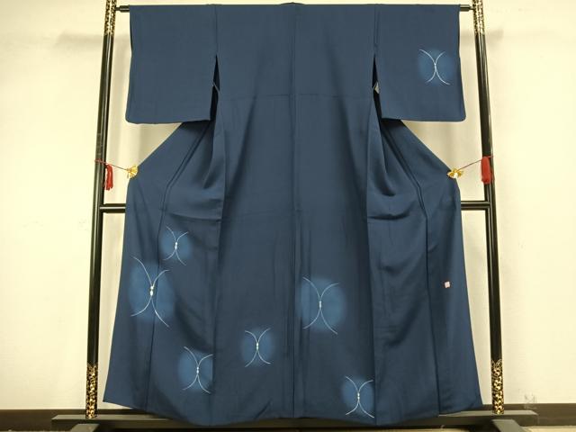 平和屋着物▽訪問着　単衣　作家物　昆虫　暈し染め　正絹　逸品　AABB2210fy 平和屋着物▽訪問着 単衣 作家物 昆虫 暈し染め 正絹 逸品 AABB2210fy