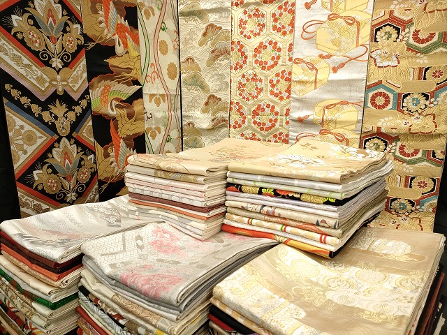 平和屋本店■袋帯 西陣 まとめて100点 鳳凰 鶴 蝶 更紗 花柄 宝相華 佐賀錦 金銀糸 など 着用可能多数 未使用品あり 全て正絹 se3696