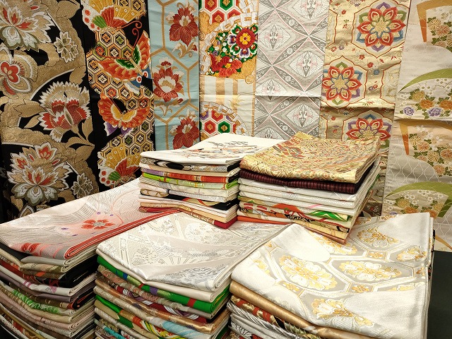 平和屋本店■袋帯 西陣 まとめて100点 向かい鶴 人物 蝶 更紗 花柄 宝相華 佐賀錦 金銀糸 など 着用可能多数 未使用品あり 全て正絹 se3699